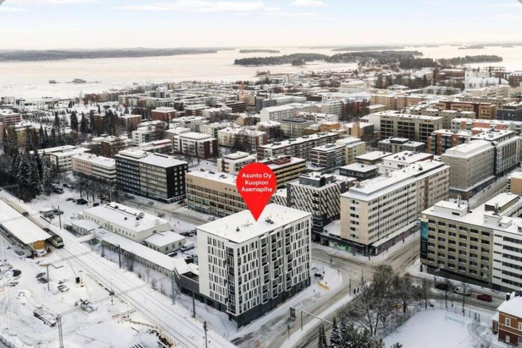 Apartment Near The Train Station, Free Parking &Netflix クオピオ エクステリア 写真