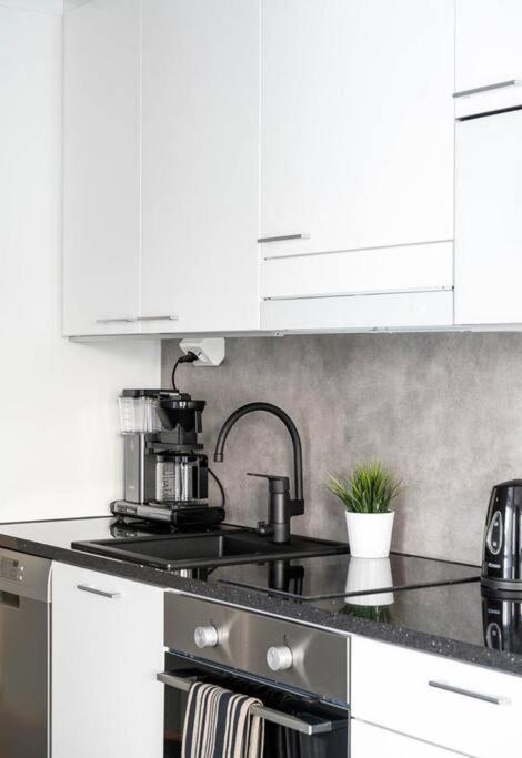 Apartment Near The Train Station, Free Parking &Netflix クオピオ エクステリア 写真